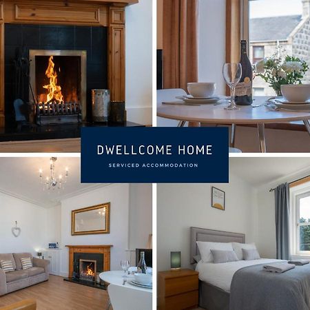 Dwellcome Home Ltd 1 Bed Apt, Half Mile To Union Street Yet Quiet, Free Parking, Fast Wifi, Ideal For Long Term Contractor, Etc Stays, Fully Equipped Kitchen, Regular Housekeeping Option - See Our Site For Assurance แอเบอร์ดีน ภายนอก รูปภาพ