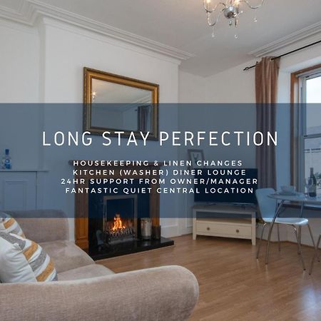Dwellcome Home Ltd 1 Bed Apt, Half Mile To Union Street Yet Quiet, Free Parking, Fast Wifi, Ideal For Long Term Contractor, Etc Stays, Fully Equipped Kitchen, Regular Housekeeping Option - See Our Site For Assurance แอเบอร์ดีน ภายนอก รูปภาพ